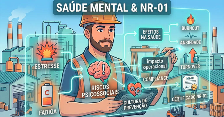 NR-01 e Saúde Mental na Empresa: Como Gerenciar Riscos Psicossociais no Ambiente de Trabalho